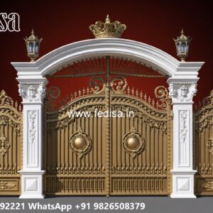 Boundary Wall Grill, Sheet Gate Design Main Gates-contemporary Gates