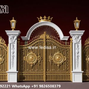 Front Door Entry Gates, Plain Sheet Gate Design Main Gates-contemporary Gates