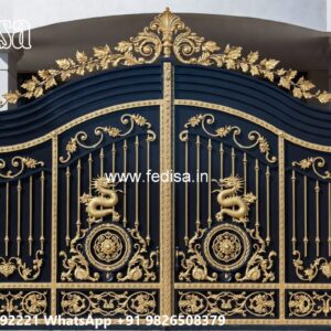 28 Fold Gate Design, Swing Gate Design Main Gates-contemporary Gates