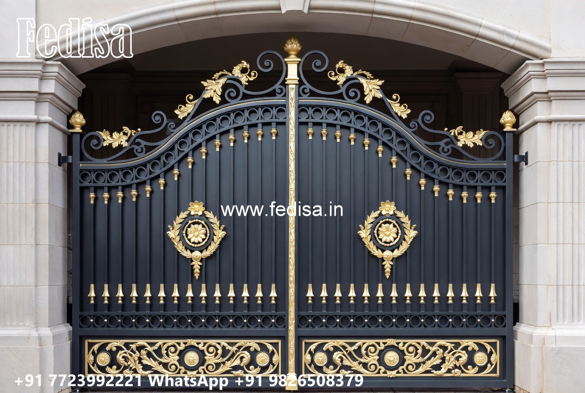Boundary Wall Grill, Metal Gate Designs For Homes Main Gates-contemporary Gates