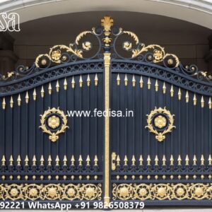 Iron Grill Gate Design, Hpl Sheet Gate Design Main Gates-contemporary Gates