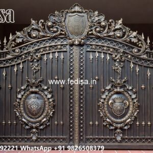 Boundary Wall Grill, Main Gate Paint Design Main Gates-contemporary Gates