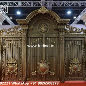 Iron Grill Gate Design, Wall And Gate Design Main Gates-contemporary Gates