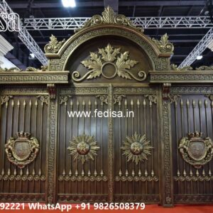 Boundary Wall Grill, Folding Iron Gate Design Main Gates-contemporary Gates