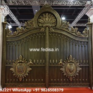 Iron Grill Gate Design, Stylish Gate Design Main Gates-contemporary Gates