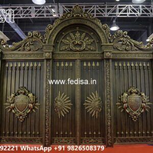 Cnc Cutting Main Gate Design, Modern Iron Gate Main Gates-contemporary Gates