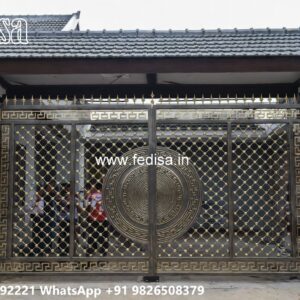 Cnc Cutting Main Gate Design, Pipe Main Gate Design Main Gates-contemporary Gates