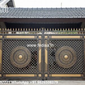 Iron Grill Gate Design, Compound Gate Simple Design Main Gates-contemporary Gates