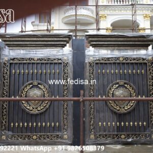 Square Bar Gate Design, Luxury Gate Design Main Gates-contemporary Gates