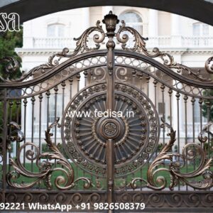Cnc Cutting Main Gate Design, Steel Pipe Gate Design Main Gates-contemporary Gates