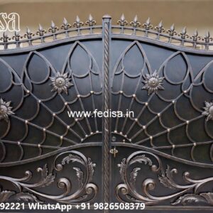 Cnc Cutting Main Gate Design, Rolling Gate Design For Home Main Gates-contemporary Gates