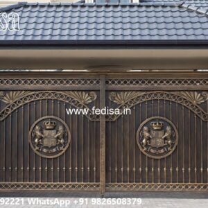 46 Fold Gate Design, Steel Gate Single Door Price Main Gates-contemporary Gates