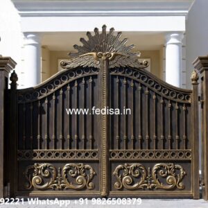 Cnc Cutting Main Gate Design, Modern Iron Pipe Gate Main Gates-contemporary Gates
