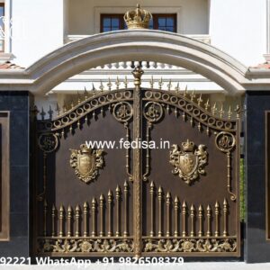 Iron Grill Gate Design, Single Gate Design Steel Main Gates-contemporary Gates