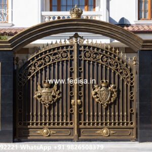 Makan Ka Gate, Aluminium Sheet Gate Design Main Gates-contemporary Gates