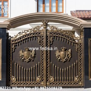 Front Door Entry Gates, Modern Wrought Iron Fence Main Gates-contemporary Gates