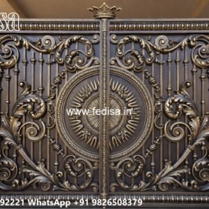 Royal Gate Design, Iron Steel Gate Design Main Gates-contemporary Gates
