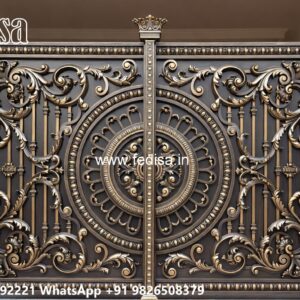 Iron Grill Gate Design, Sliding Door Main Gate Main Gates-contemporary Gates
