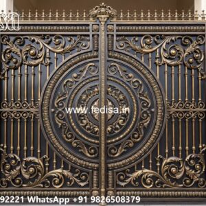 59 Fold Gate Design, Gi Sheet Gate Design Main Gates-contemporary Gates