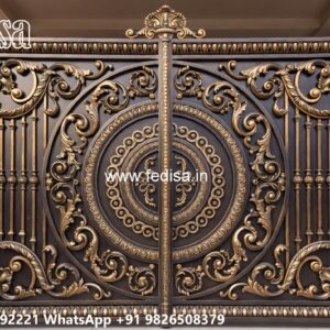 Makan Ka Gate, Sliding Front Gate Design Main Gates-contemporary Gates