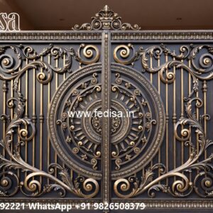 Cnc Cutting Main Gate Design, Main Gate Grill Colour Main Gates-contemporary Gates