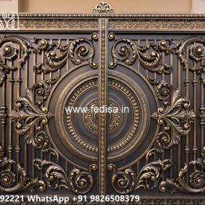 Cnc Cutting Main Gate Design, Wall Compound Grill Design Main Gates-contemporary Gates