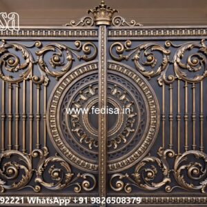 Square Bar Gate Design, Steel And Iron Mix Gate Design Main Gates-contemporary Gates