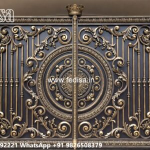 Makan Ka Gate, Laser Cut Gate Panels Main Gates-contemporary Gates