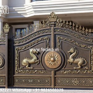 Iron Grill Gate Design, Main Gate Design 8 Feet Main Gates-contemporary Gates