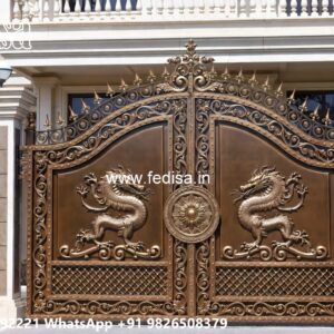 Boundary Wall Grill, Steel Gate Colour Main Gates-contemporary Gates