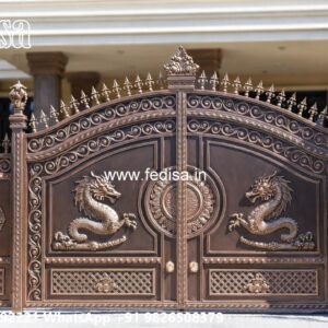Iron Grill Gate Design, Grill Design For Boundary Main Gates-contemporary Gates