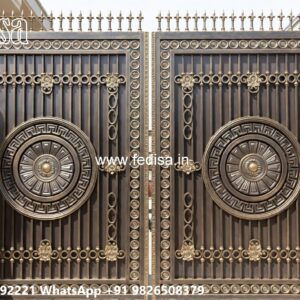 Cnc Cutting Main Gate Design, Front Wall Grill Design Main Gates-contemporary Gates