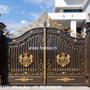 Front Door Entry Gates, 8 Foot Gate Design Main Gates-contemporary Gates