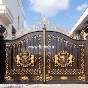 Makan Ka Gate, Safety Grill Design For Boundary Wall Main Gates-contemporary Gates