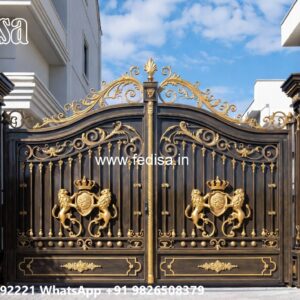 Cnc Cutting Main Gate Design, Steel Gate Design Price Main Gates-contemporary Gates