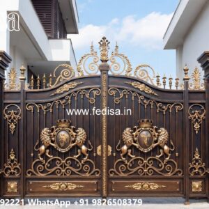 Cnc Cutting Main Gate Design, Channel Gate New Design Main Gates-contemporary Gates