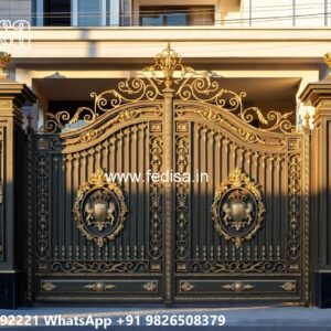Iron Grill Gate Design, Gate Boundary Wall Design Main Gates-contemporary Gates