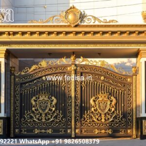 Boundary Wall Grill, Mandir Steel Gate Design Main Gates-contemporary Gates