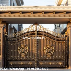 Iron Grill Gate Design, Home Compound Gate Design Main Gates-contemporary Gates