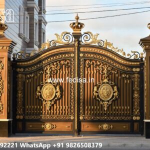 Cnc Cutting Main Gate Design, Compound Grill Gate Design Main Gates-contemporary Gates