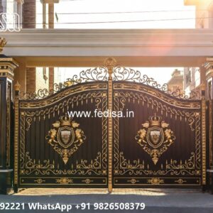 Royal Gate Design, Home Main Gate Design Iron Main Gates-contemporary Gates
