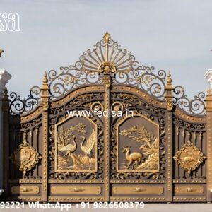Boundary Wall Grill, Simple Entrance Gate Design Main Gates-contemporary Gates