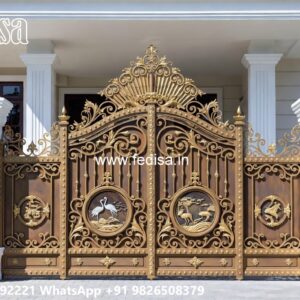 Front Door Entry Gates, House Gate Design Steel Main Gates-contemporary Gates