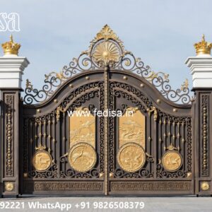 Cnc Cutting Main Gate Design, Wood And Steel Gate Design Main Gates-contemporary Gates