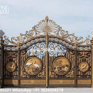 Cnc Cutting Main Gate Design, Cyclone Gate Design Main Gates-contemporary Gates