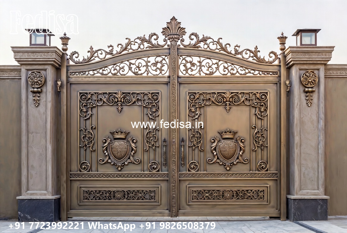 95 Fold Gate Design, House Boundary Gate Design Main Gates-contemporary Gates