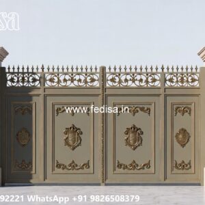 Royal Gate Design, Front Gate Wooden Design Main Gates-contemporary Gates