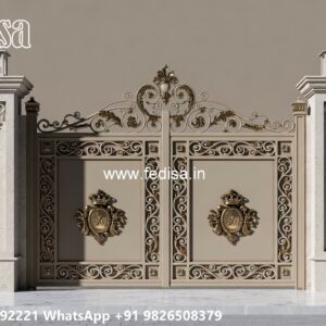 Boundary Wall Grill, Front Gate Simple Design Main Gates-contemporary Gates