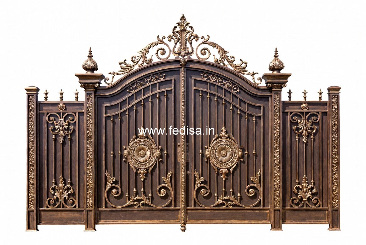 98 Fold Gate Design, Gate Design For Boundary Wall Main Gates-contemporary Gates
