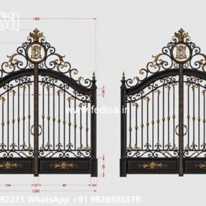 Iron Grill Gate Design, Ss Steel Gate Price Main Gates-contemporary Gates